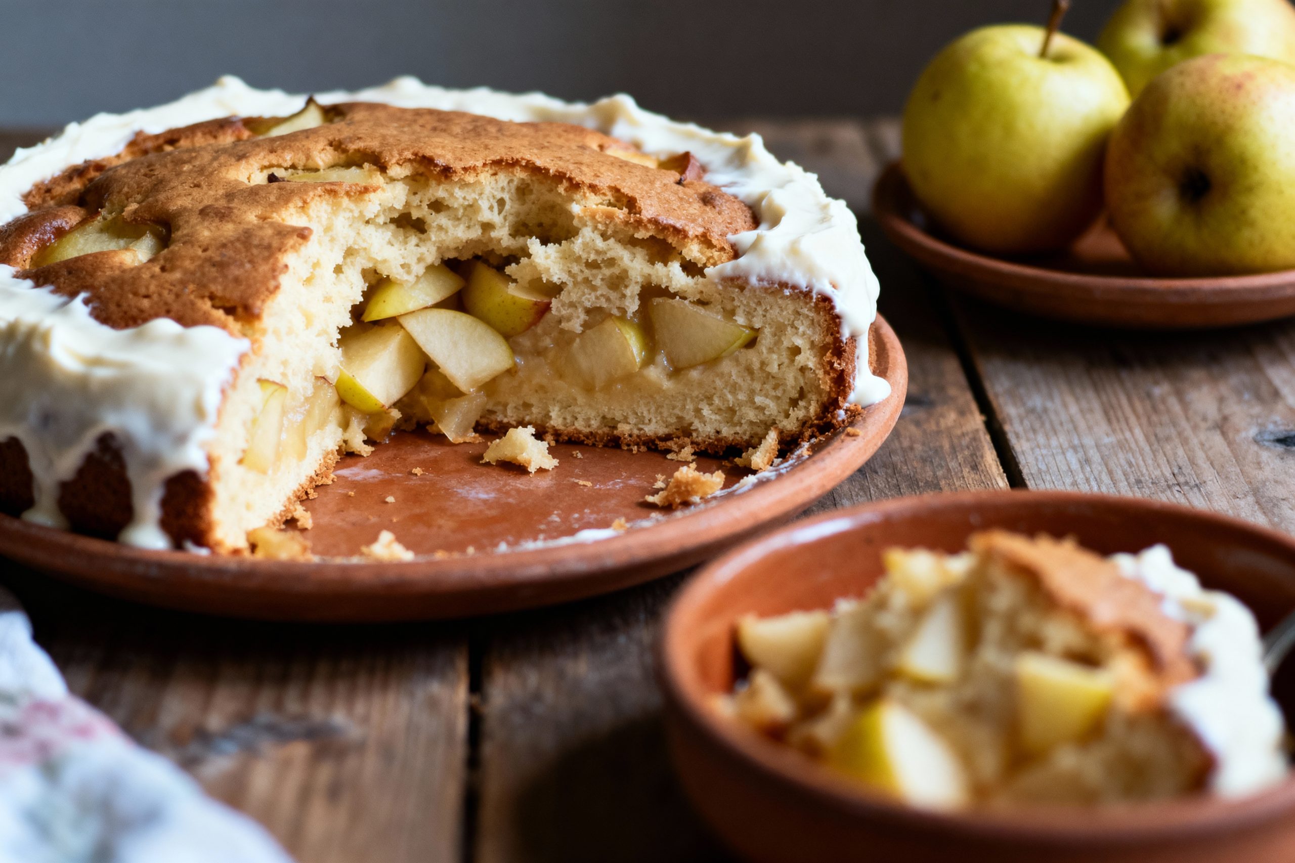 gâteau au yaourt et aux pommes de grand-mère