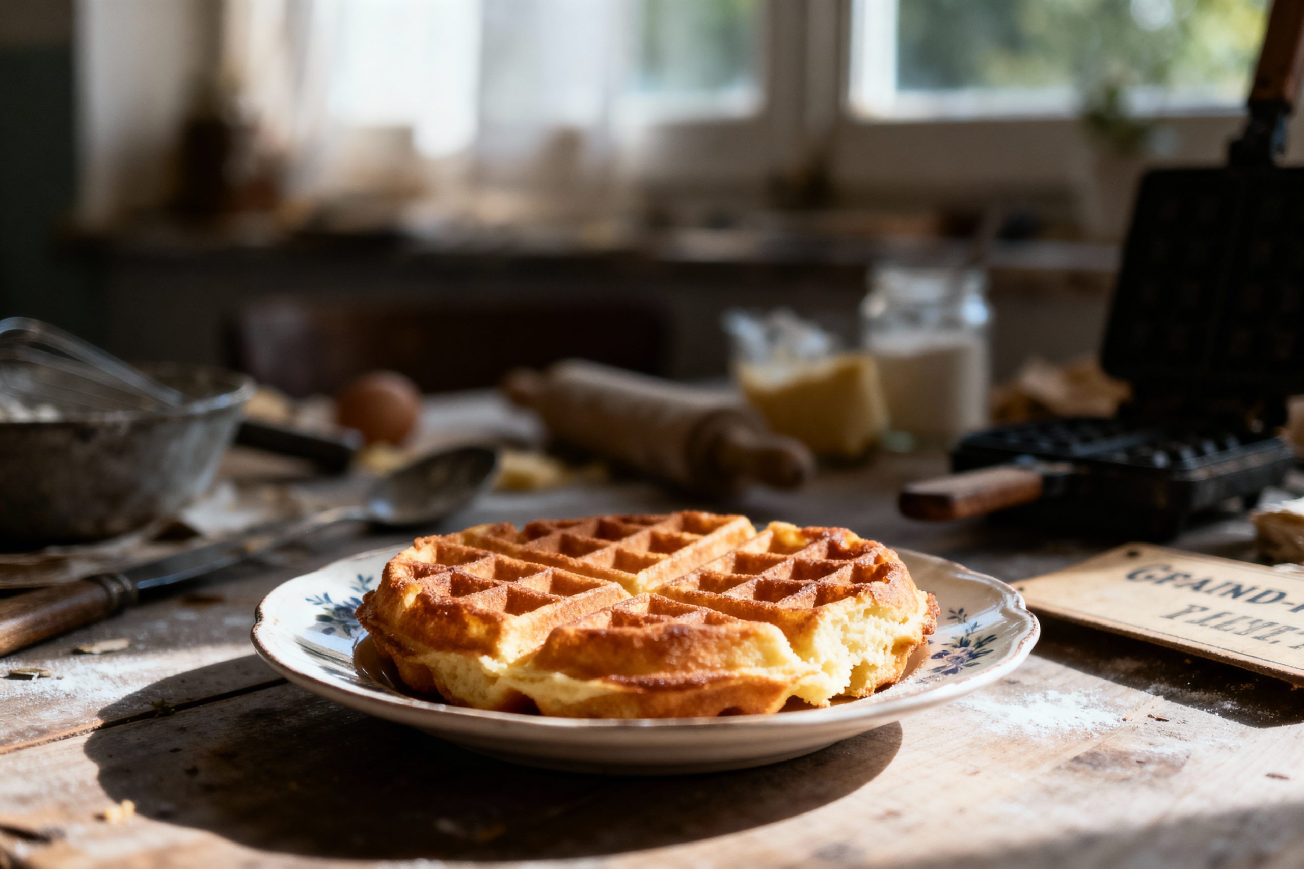 recette de grand-mère de la gaufre